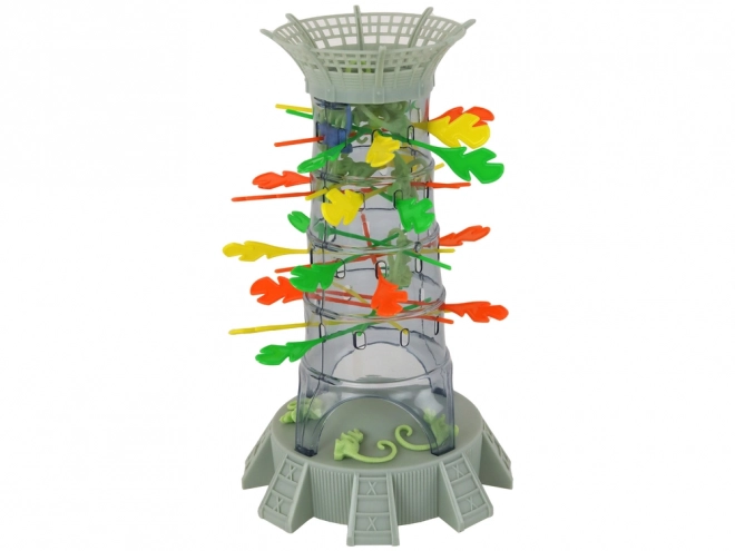 Rodinná rukodělná hra Padající dinosauři Tower Sticks