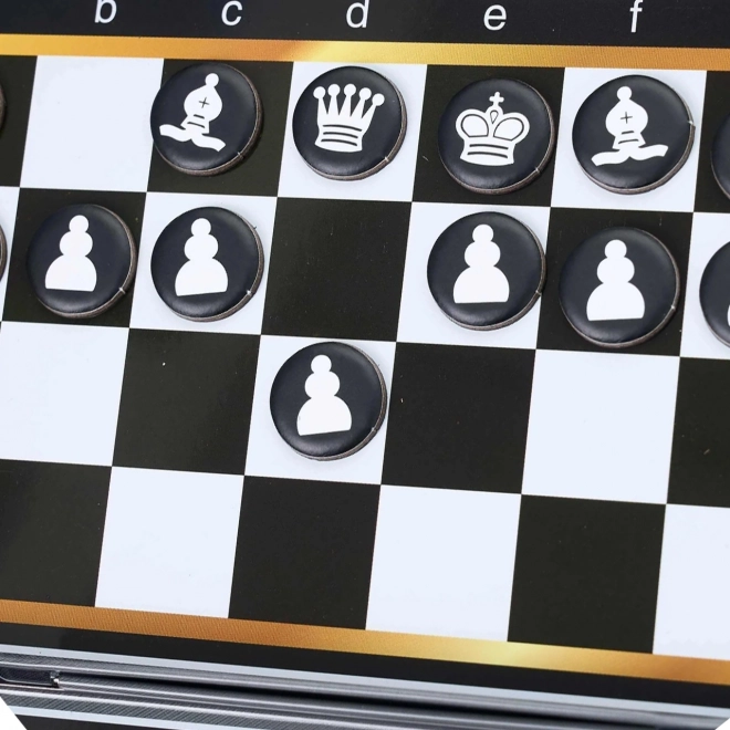 Woopie IQ magnetické cestovní šachy a dáma 2v1