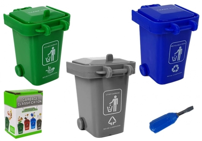 DIY Garbage Truck Set Hra na třídění odpadu Šroubovák Zvuk Světelné efekty