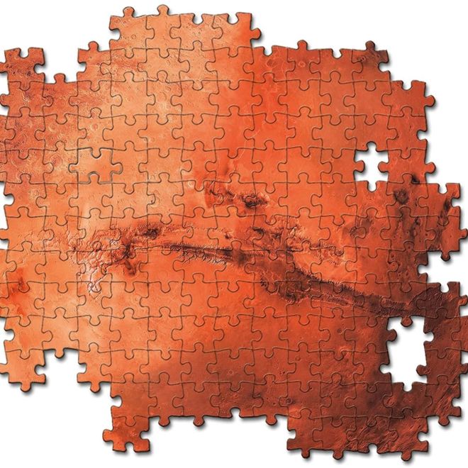 CLEMENTONI Kulaté puzzle Space: Mars 500 dílků