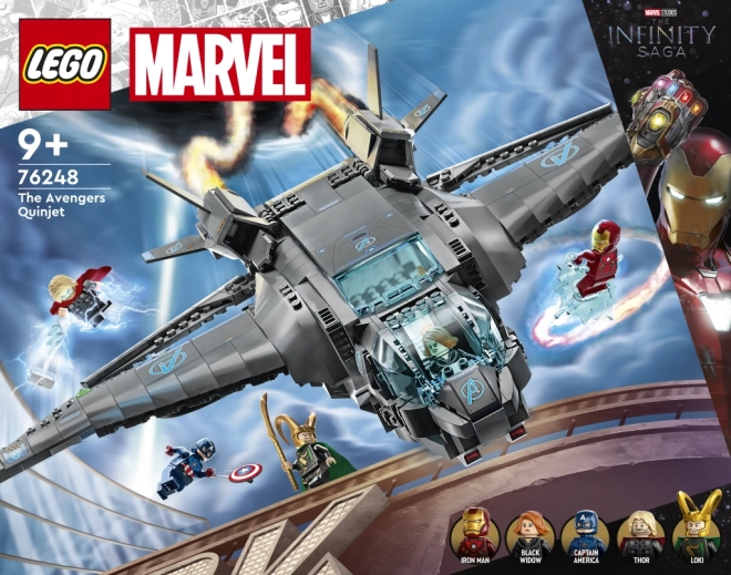 LEGO® Marvel 76248 Stíhačka Avengers Quinjet