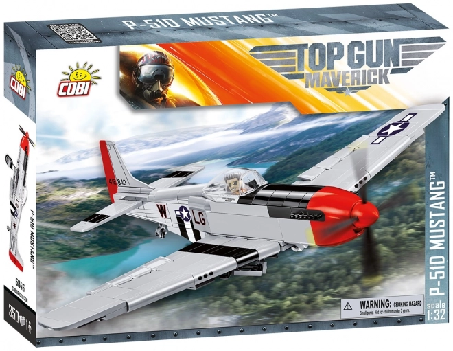 COBI 5846 TOP GUN P-51 D Mustang, 1:32, 350 k, 1 f