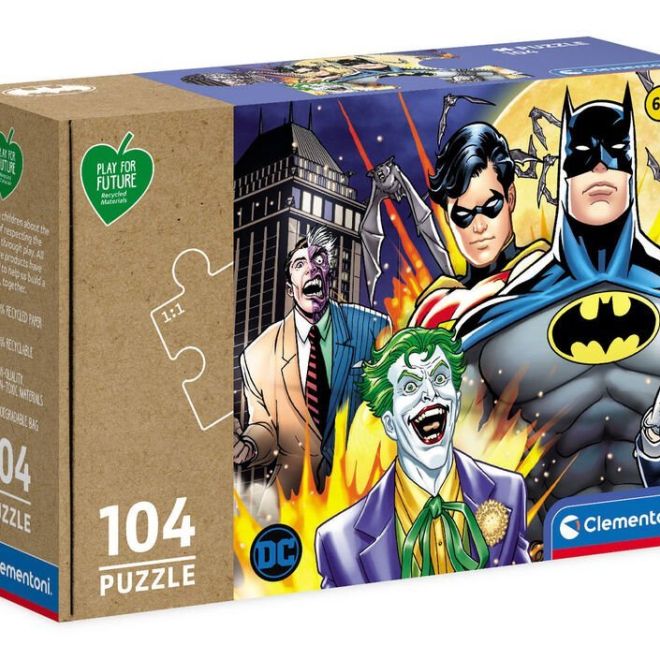 CLEMENTONI Play For Future Puzzle Batman 104 dílků