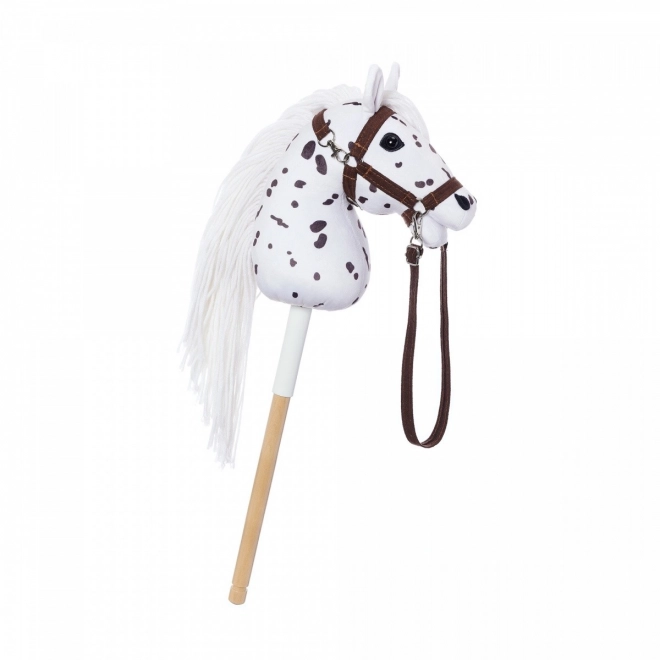 Hobby Horse HOPPIHORSE A4 Leopard - bílý