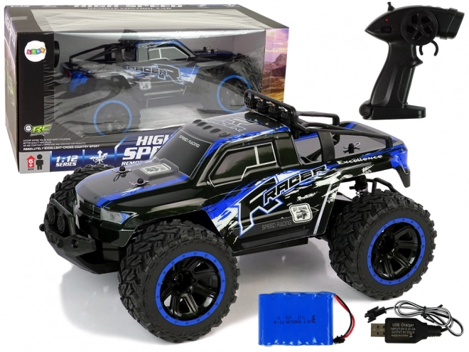 Off-Road R/C 2.4 G tlumiče 1:12 modré