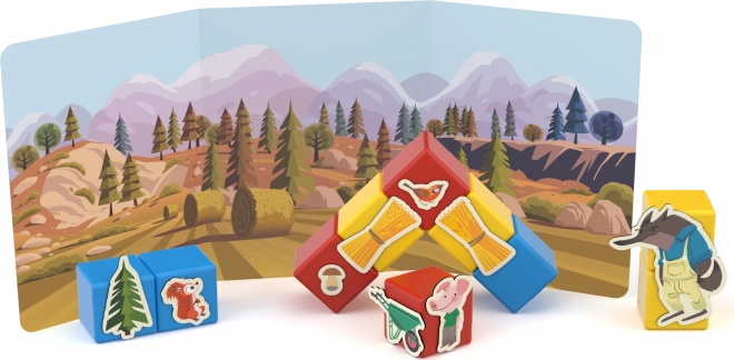 Geomag Magicube Three Little Pigs 42 dílků