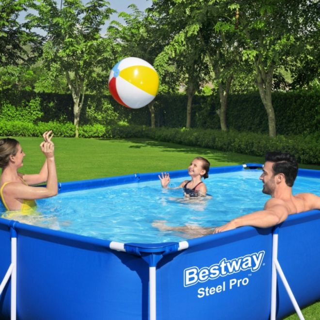 BESTWAY 3v1 Family Steel Pro 400x211x81 Stojanový bazén + čerpadlo + filtr