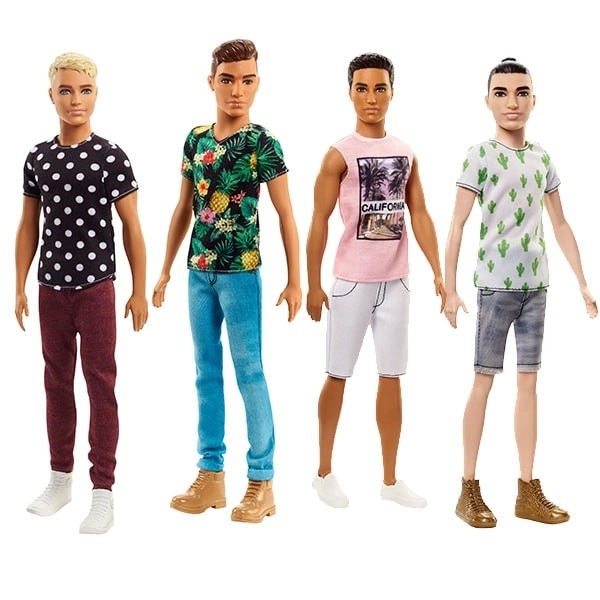 Barbie model Ken - mix – S afro účesem