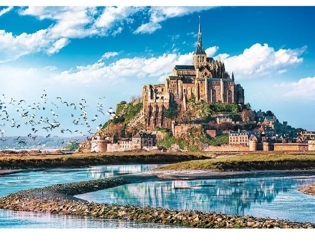 Puzzle 1000 prvků Mont Saint - Michel Francie