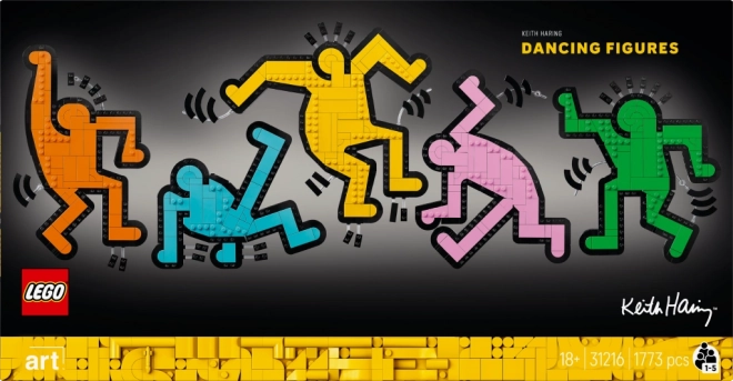 LEGO Art Keith Haring – Tančící postavy