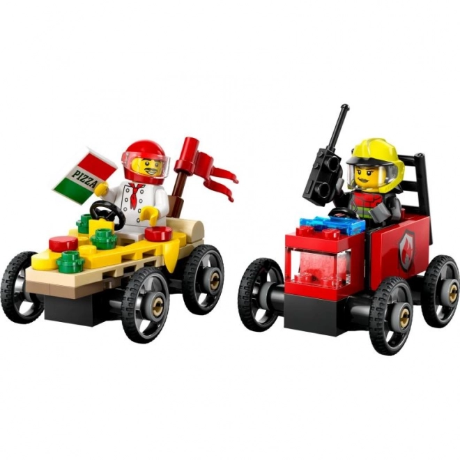 Lego Classic Závodní set: Pizza vs Hasičské auto