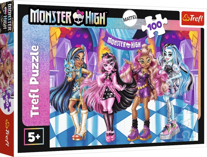 Puzzle 100 ks Strašní přátelé Monster High