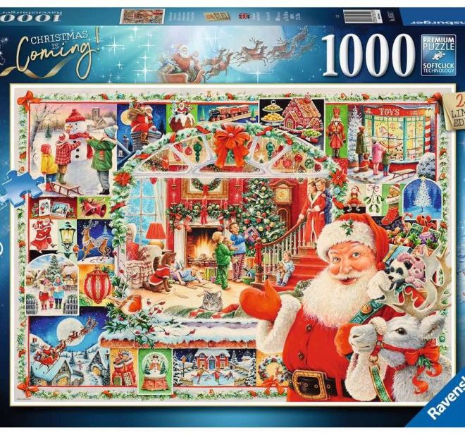 Puzzle 1000 prvků Blíže a blíže k Vánocům
