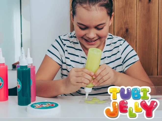 Tubi Jelly kreativní sada mořská panna 6 barev gelové figurky