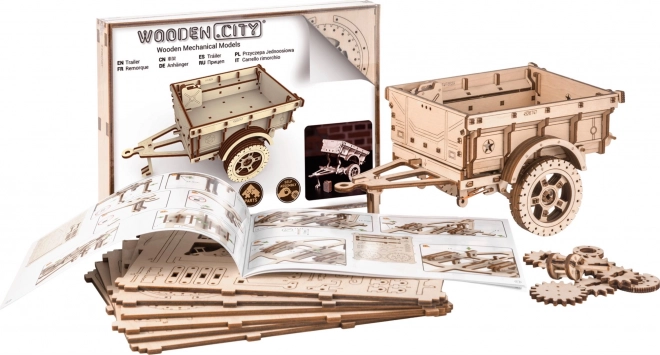 WOODEN CITY 3D puzzle Přívěs 119 dílů