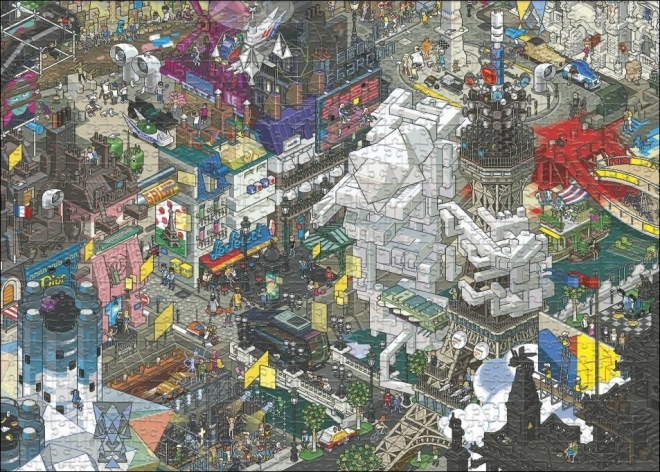 Heye puzzle Pixorama: Pařížské pátrání 1000 dílků