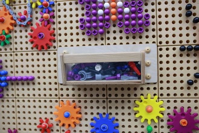 Příslušenství na tabule Masterkidz STEM s průhlednou stěnou
