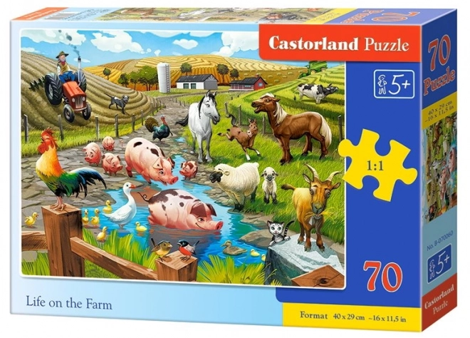 Puzzle Život na farmě