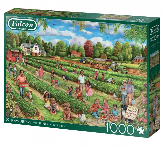 Puzzle Sběr jahod 1000 dílků