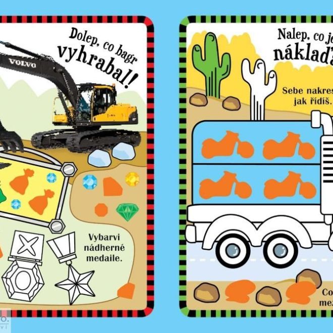 Svojtka & Co. Nejlepší soubor samolepek - Traktory a náklaďáky