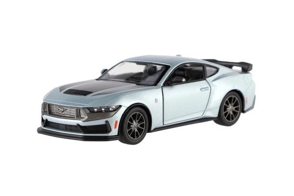 Auto Kinsmart 2024 Ford Mustang Dark Horse 1:38 kov/plast 12,5cm 4 barvy na zpětné nat. 12ks v boxu