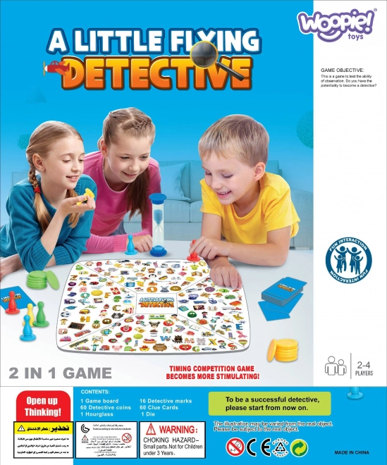 Desková hra 2v1 Malý detektiv a Člověče, nezlob se