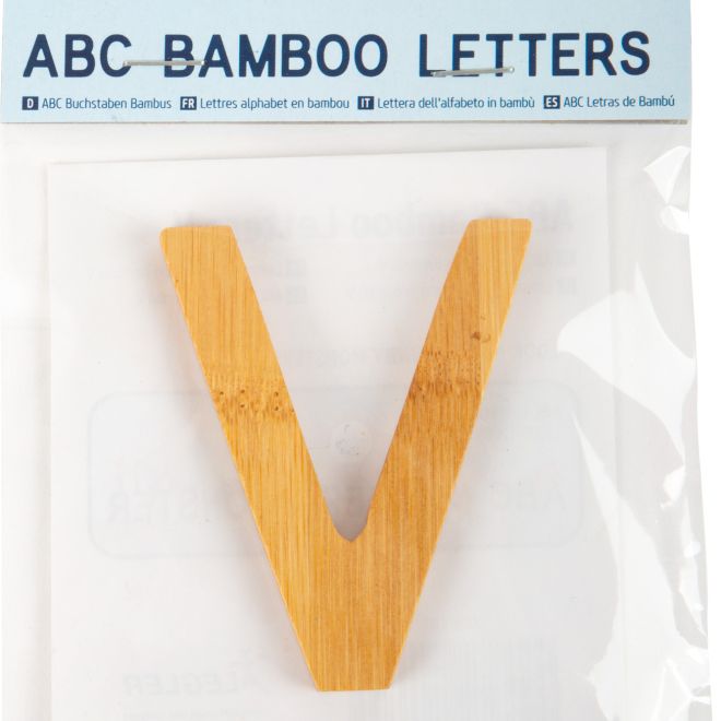 Small Foot Bambusové písmeno V
