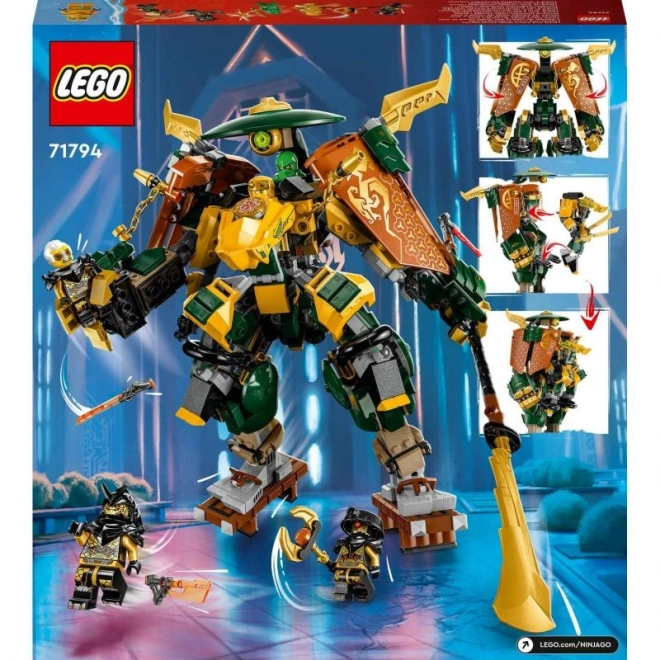 LEGO Ninjago 71794 Tým nindža robotů Lloyda a Arina