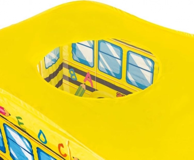 ECOTOYS Dětský stan na hraní Školní autobus