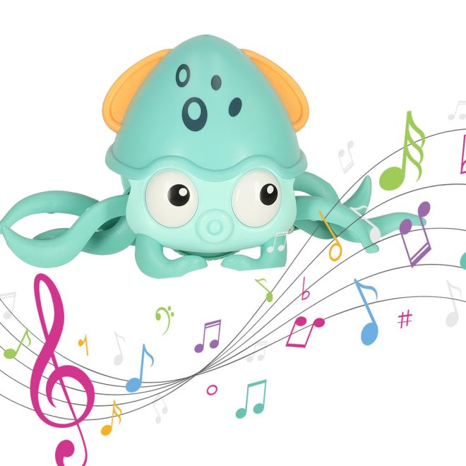 Interaktivní lezoucí chobotnice se zvukem