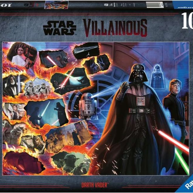 RAVENSBURGER Puzzle Star Wars Záporáci: Darth Vader 1000 dílků