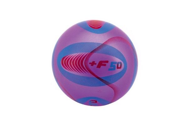 Míč barevný nenafouknutý guma 23cm mix barev v síťce – Fialový F50