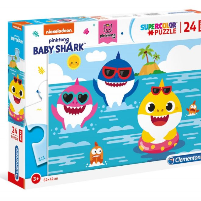 Puzzle Maxi Baby Shark 24 dílků