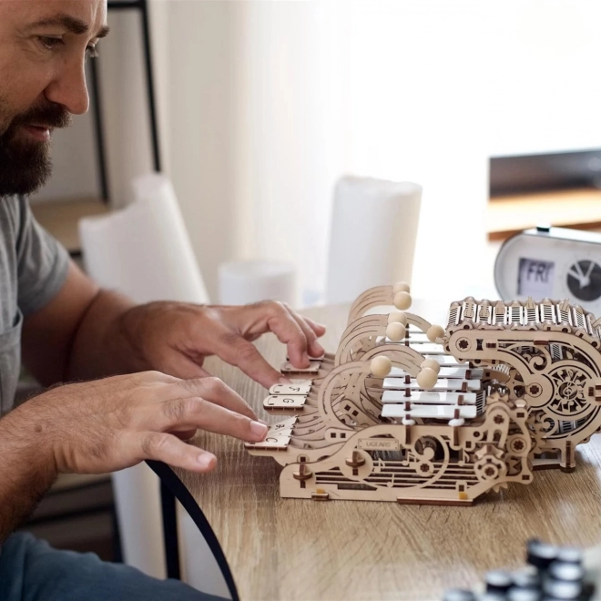 Ugears 3D dřevěné mechanické puzzle Programovatelná celesta