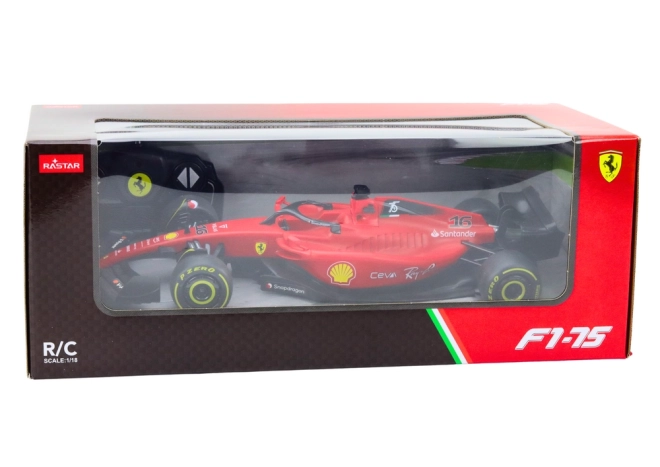 Dálkové ovládání 1:18 RC závodní vůz Ferrari F1-75 červený