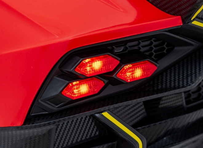 Dětský vůz Lamborghini Invencible červený