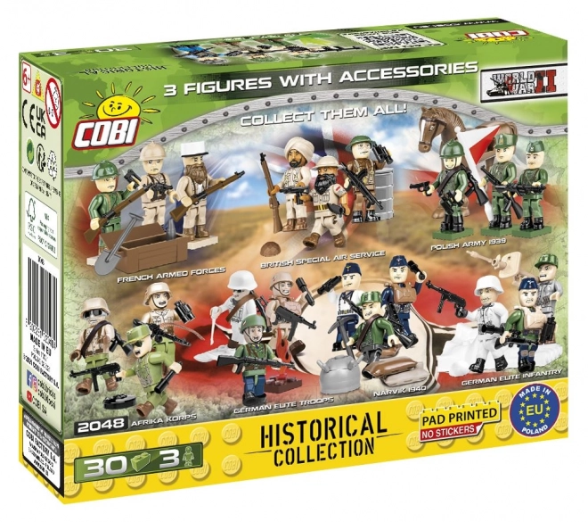 COBI 2048 3 figurky s doplňky D-Day 1944, 30 k