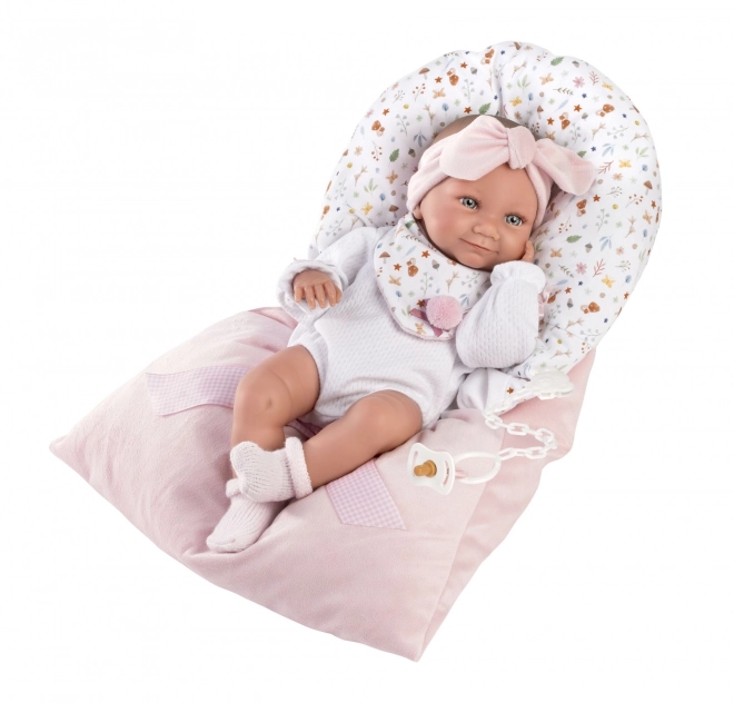 Llorens 73901 NEW BORN HOLČIČKA - realistická panenka miminko s celovinylovým tělem - 40 cm