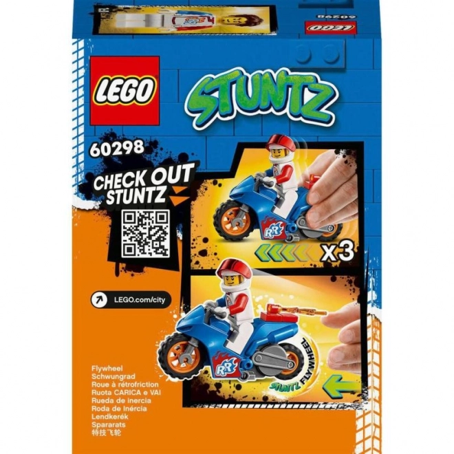 LEGO City 60298 Kaskadérská motorka s raketovým pohonem