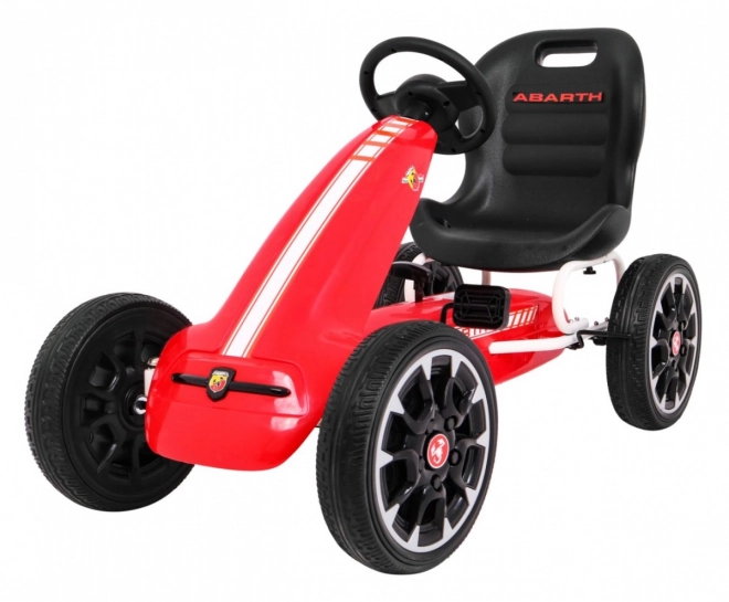 Gokart licencovaný ABARTH červený