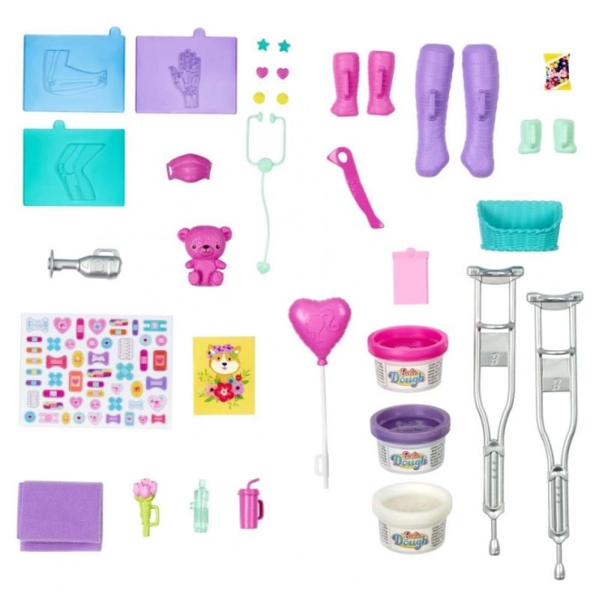 Barbie u lékaře - Sádrování herní set