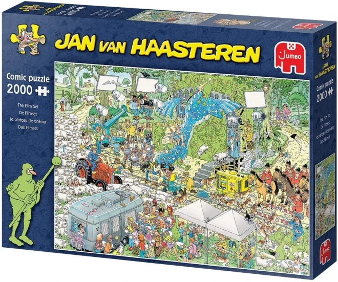 JUMBO Puzzle JvH Natáčení filmu 2000 dílků