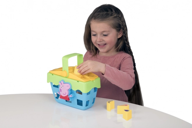 Vkládačka piknikový košík Prasátko Peppa
