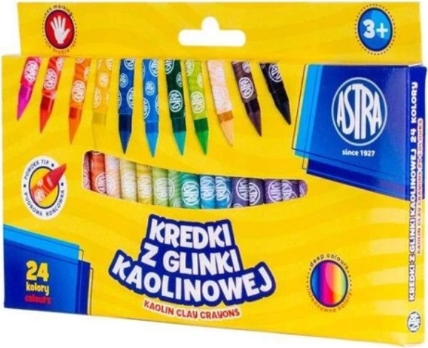 ASTRA Kaolínové pastelky 24ks