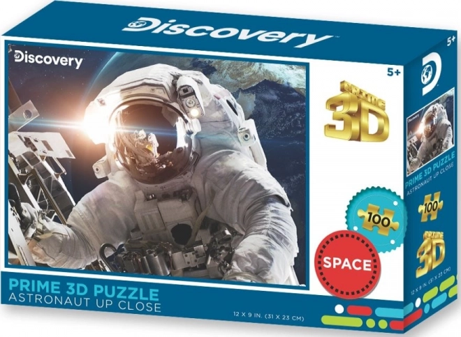 PRIME 3D Puzzle Astronaut zblízka 3D 100 dílků