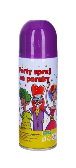 Barevný sprej na paruky 140 ml