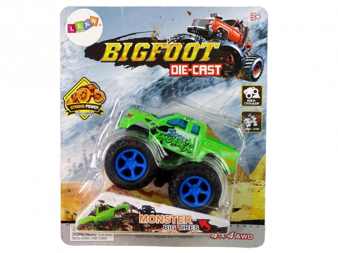 Monster Truck Big Foot gumové pneumatiky rampa