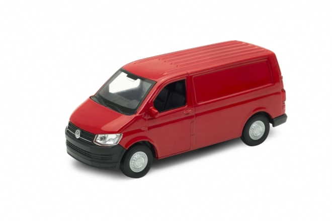 Welly Volkswagen Transporter T6 VAN 1:34 stříbrná