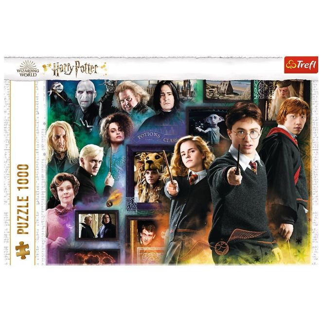 Puzzle 1000 prvků Kouzelný svět Harryho Pottera