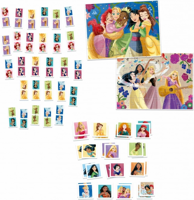 EDUCA Soubor her Disney princezny 4v1